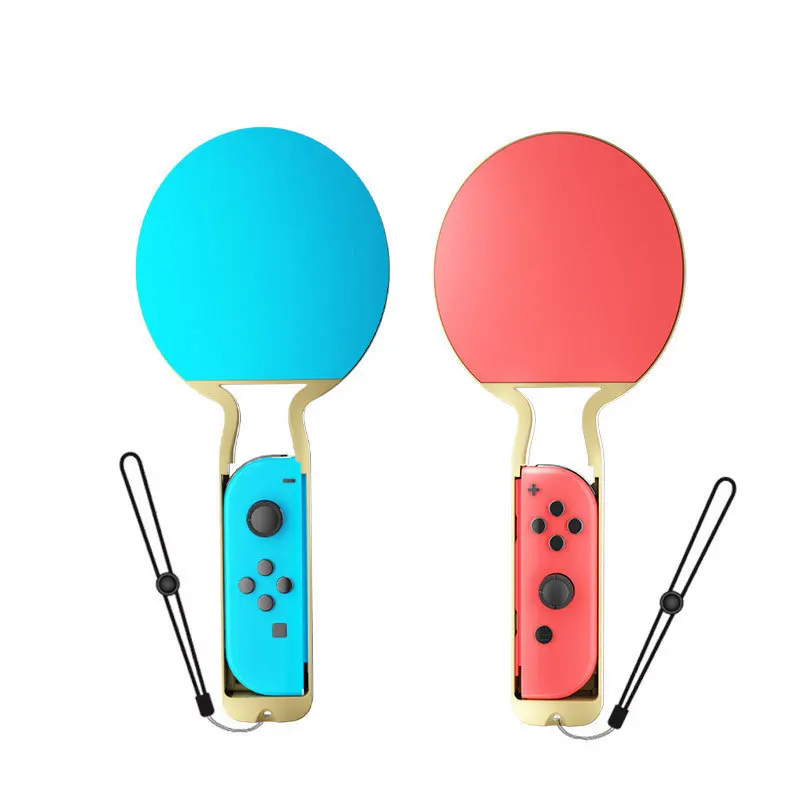 Table Tennis Racket Sports Grip Two Pack Game Accessories for Switch OLED Left and Right Handles