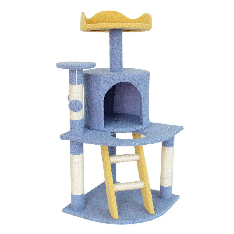 

Tree House for Cats, Activity Center, Interactive Toys for Cats, Scratcher, Climbing Tree, Cando, Gift