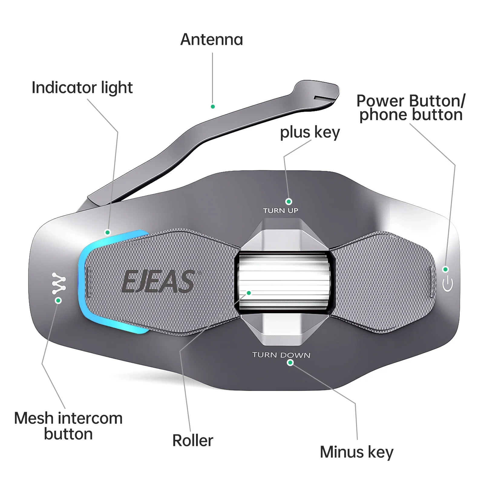 EJEAS X10 мотоциклетный шлем Bluetooth-гарнитура для внутренней связи разговорное