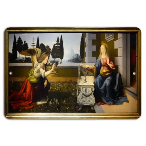 Элегантность эпохи Возрождения: сцена о выветании - алюминий жестяная вывеска