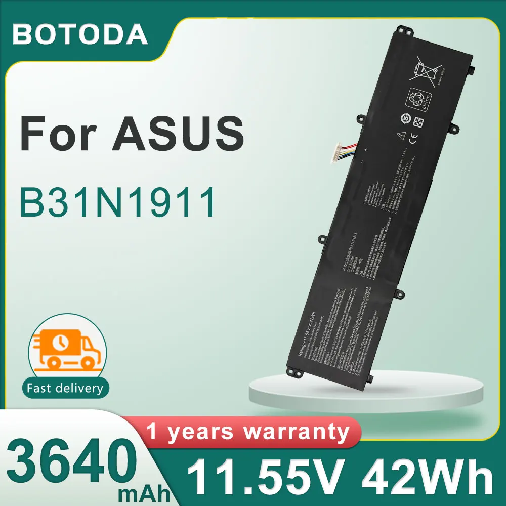Фото Аккумулятор C31N1911 для ноутбуков ASUS VivoBook Flip TM420IA, TP470EA, M413DA, M413, K413, F413, X421EA, X421DA, B31N1911 №1
