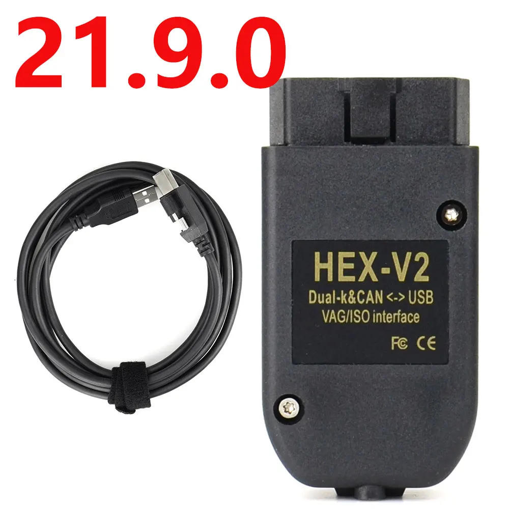 

VAG COM 21.9 VAGCOM 21.3 HEX CAN USB Interface FOR VW AUDI Skoda Seat VAG 20.4 Multi-Language ATMEGA162+16V8+FT232RQ