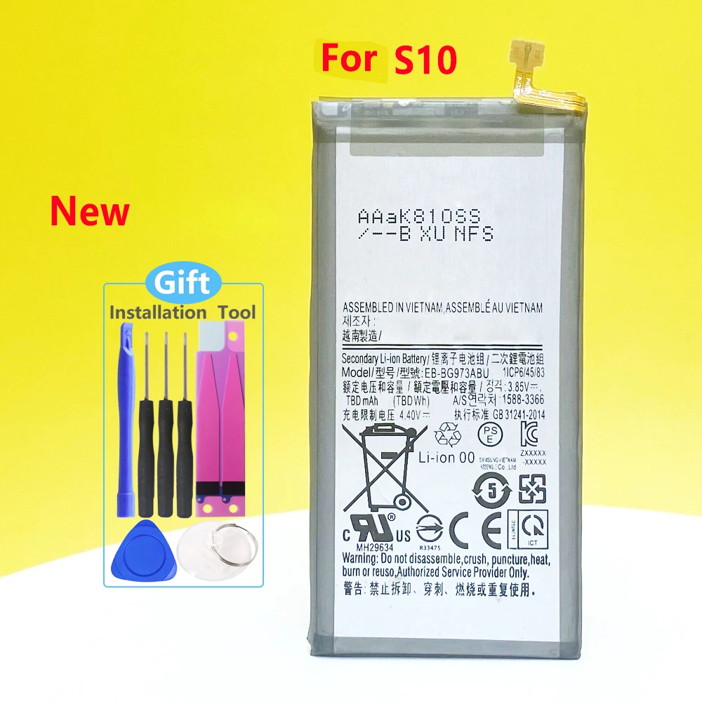 Новый аккумулятор для Samsung Galaxy S 6 S6 /S 7 S7 Edge/Plus 8 + 9 A6 S10 S10E S9 /S8 /S10 Plus Note 5 C5 - купить по