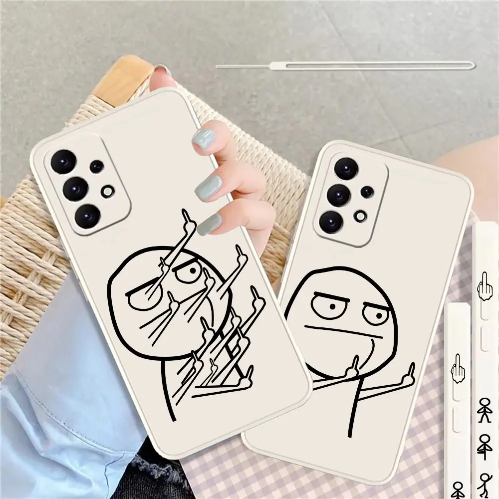 

Cartoon Matchman Middle Finger Cover For Samsung A91 A81 A73 A72 A71 A53 A52 A51 A42 A33 A32 A31 A23 A22 A21S A14 A13 A12 Case
