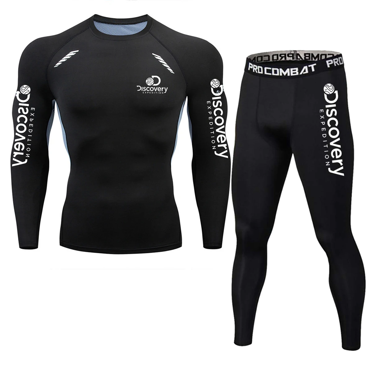 Men's Compression Sportswear Suits Gym Tights Training Clothes Workout Jogging Sports Set Running Rashguard Tracksuit For Men