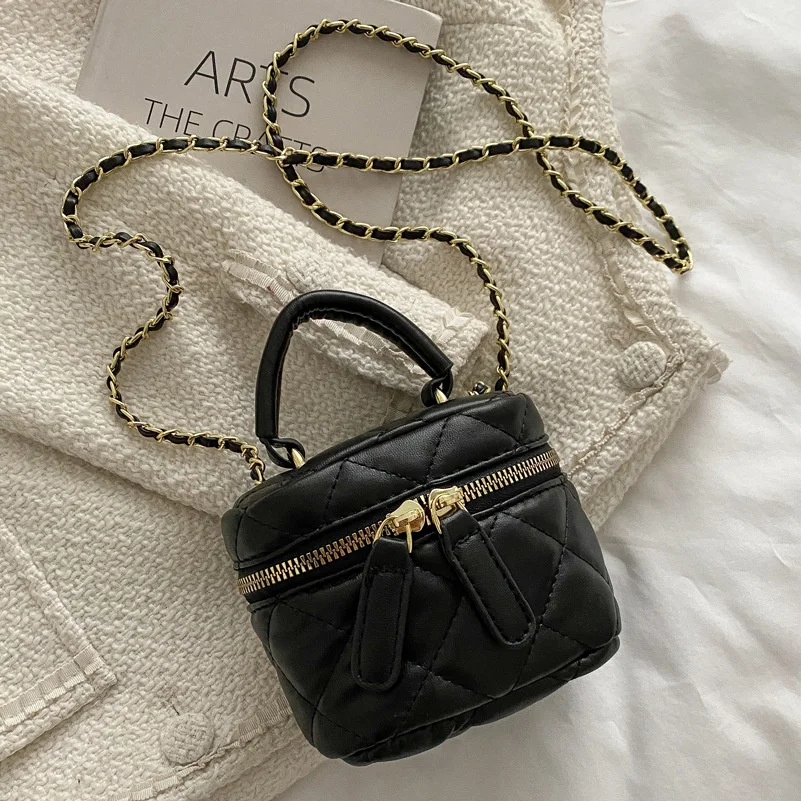 

Женская универсальная мини-сумка на цепочке, маленькая Портативная сумка-мессенджер в иностранном стиле для осени и зимы, 2021