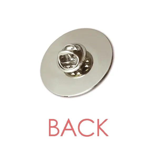 Круглая металлическая брошь в виде белки исландского флага |