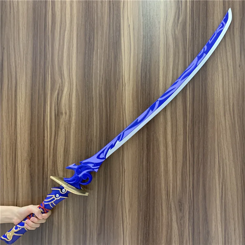 Фото 105 см Raiden Shogun Katana Sword Game Genshin Impact Sword Beelzebul Musou Sword Косплей Оружие Реквизит Безопасность PU Роль Подарок №1