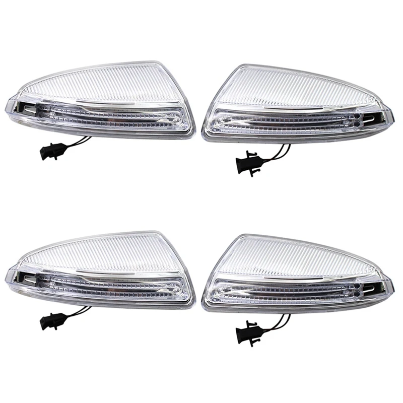 

4X Car Left+Right LED Rearview Mirror Turn Signal Light For Mercedes-Benz Viano VITO W639 W204 S204 A2048200721
