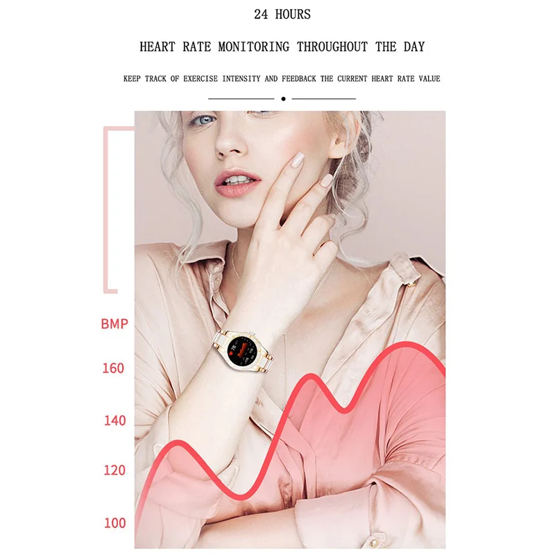 Women's Wristwatch Z73 Smart Watch Women's Watches Sports Watch Smartwatch Sleep Monitor Fitness Tracker Bracelet Smart Clock