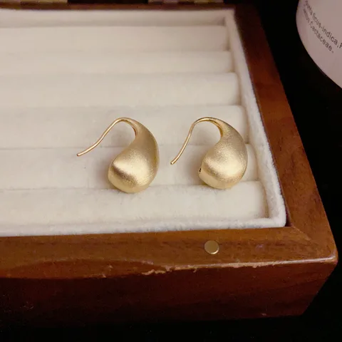 Серьги-капли Whopeuby из меди с золотым покрытием