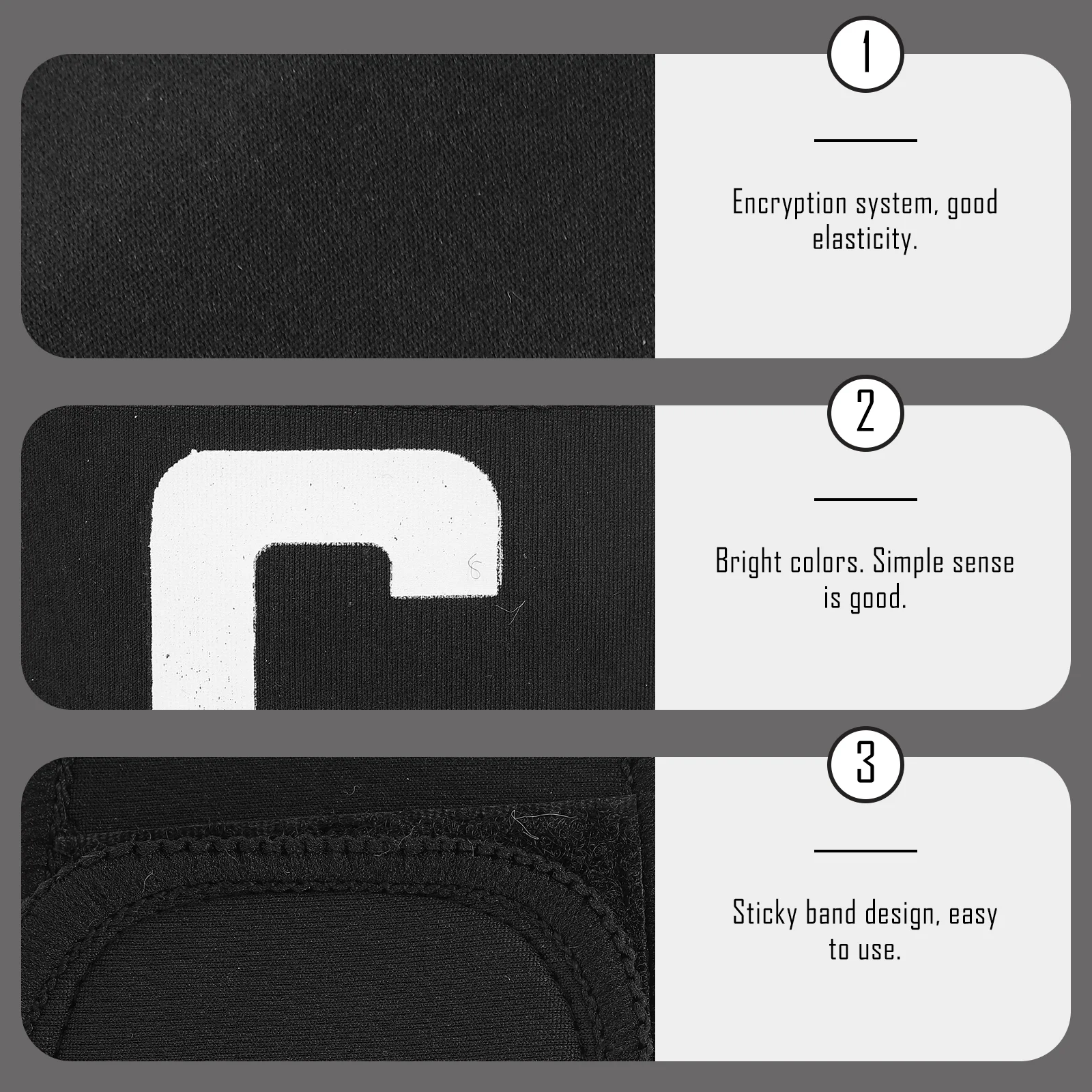 3-шт. Повязка капитана. Практичный эластичный браслет. Хоккейный знак Футбольный