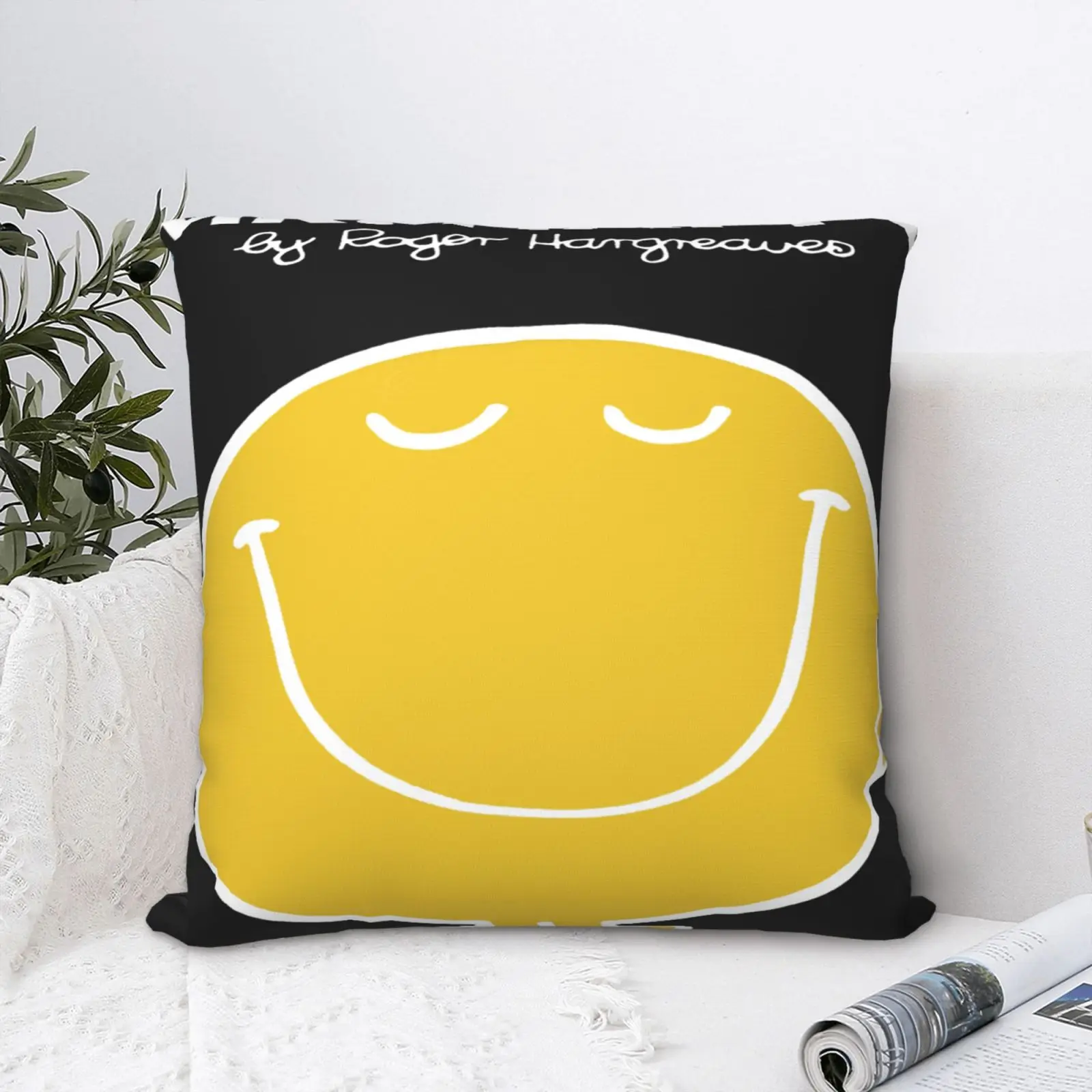 

Mr Happy Mr наволочка для подушки, декоративные подушки для гостиной, Роскошный чехол для подушки, белая искусственная молния