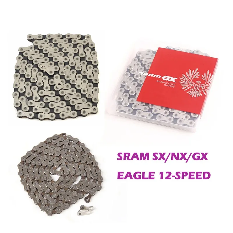 SRAM SX NX GX EAGLE 12-скоростные цепи для горных велосипедов 122 126 звеньев с блокировкой