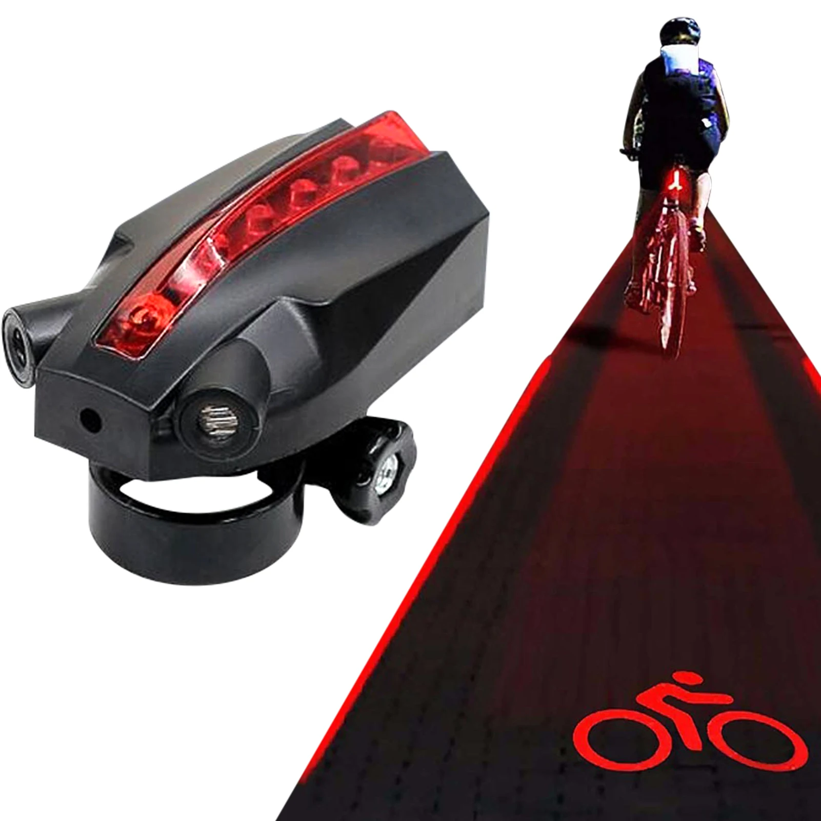 

Задний фонарь для велосипеда, проекционный задний фонарь для велосипеда, ультра яркий водонепроницаемый светодиодный, с логотипом велосип...