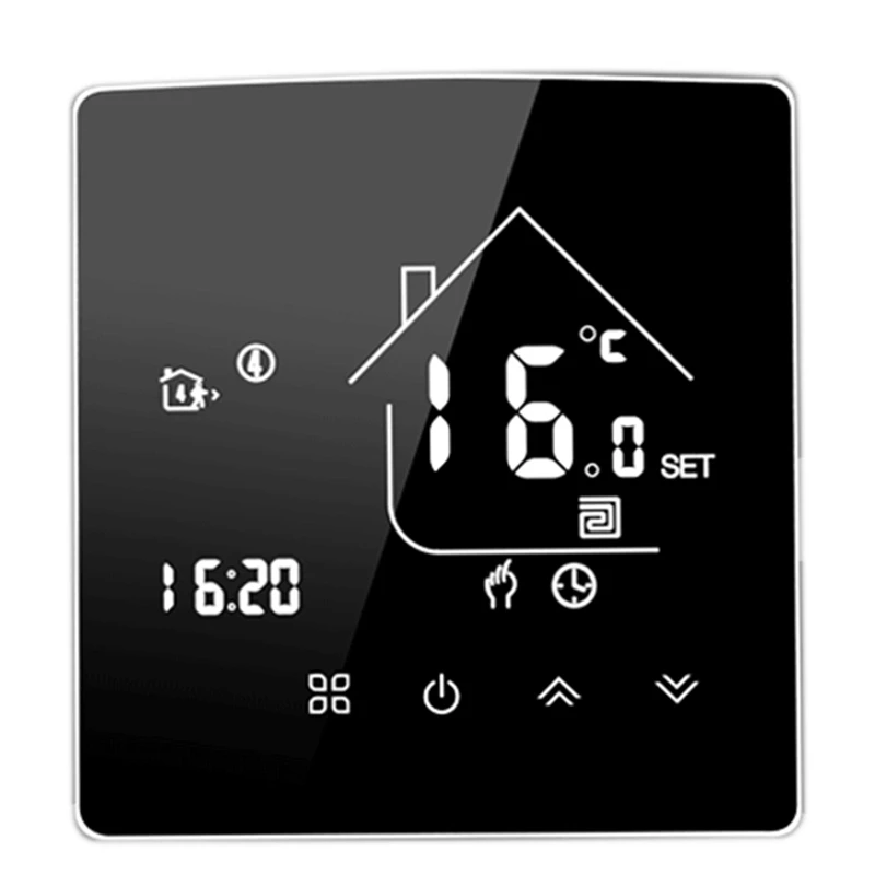 

Термостат для обогрева пола и кондиционирования воздуха 2-в-1, термостат для подачи воздуха и водопроводки с Wi-Fi термостатом с программирова...