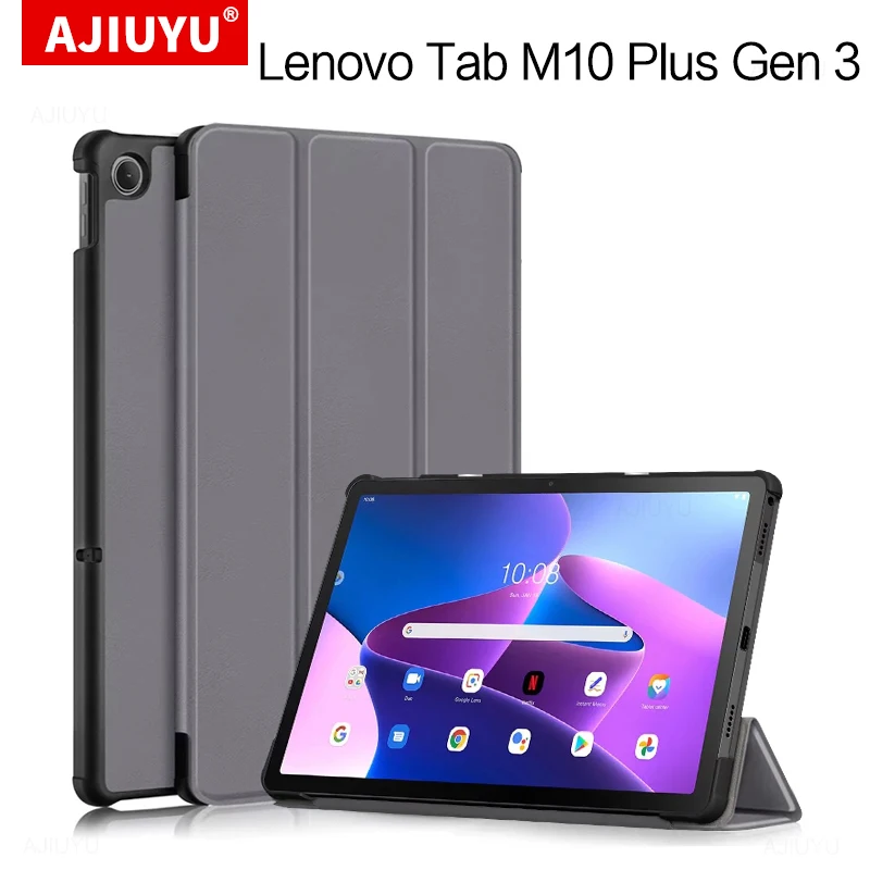 

For Lenovo Tab M10 Plus 3rd Gen Case Tablet Cover for Lenovo Tab M10 Plus Gen 3 10.6" TB-125FU Flip Folio Stand Protection Cases