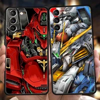 anime gundam phone case for samsung galaxy s22 s20 s21 fe note 20 10 ultra s10 s10e s9 s8 m21 m22 m31 m32 plus 5g cover fundas