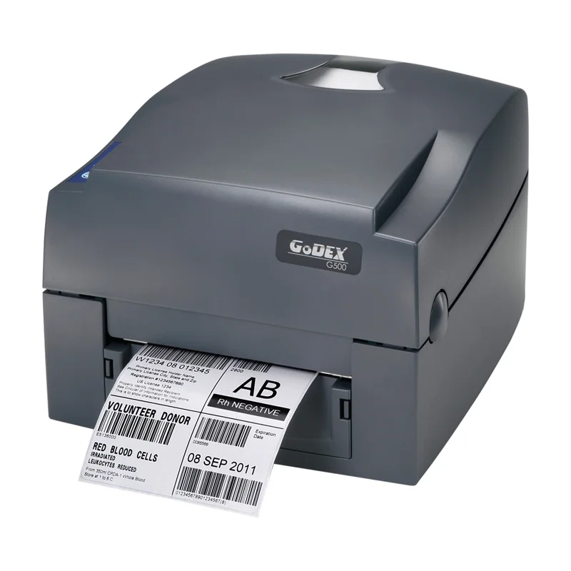

Godex G530UES 300 dpi Thermal Transfer Direct Thermal label USB RS232 Ethernet portable for sale industrial barcode printer