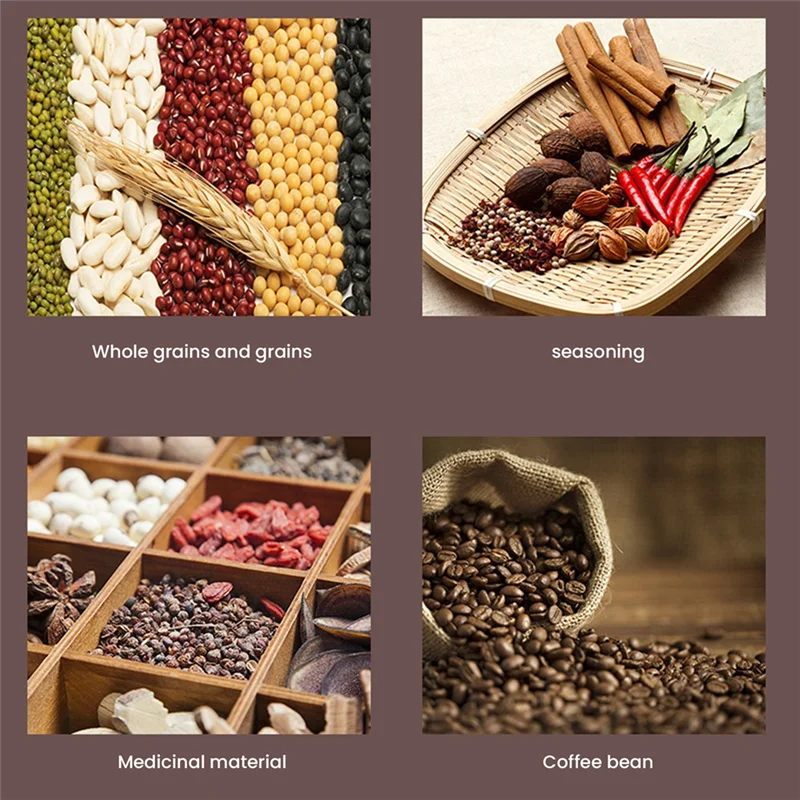 Электрическая кофемолка профессиональная портативная Бытовая мельница для соли