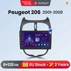 Junsun V1 Pro 8G + 128G для Peugeot 206 206CC 206SW 2001 - 2008 автомобильный радиоприемник видеоплеер CarPlay Android Авто No 2 din 2din DVD