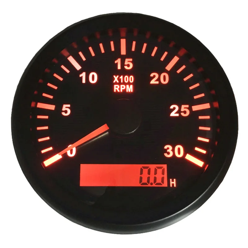 Высококачественные тахометры 0-3000 об/мин водонепроницаемые датчики Revolution 9-32 В