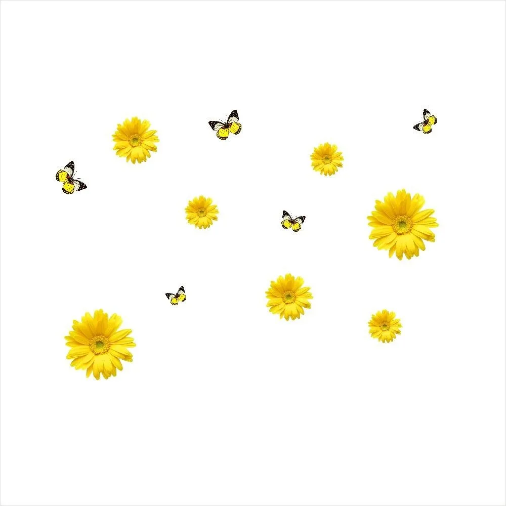 

Chrysanthemum Decal Mural Home Wall Decor Art Sticker Vinyl Bedroom Home Decor