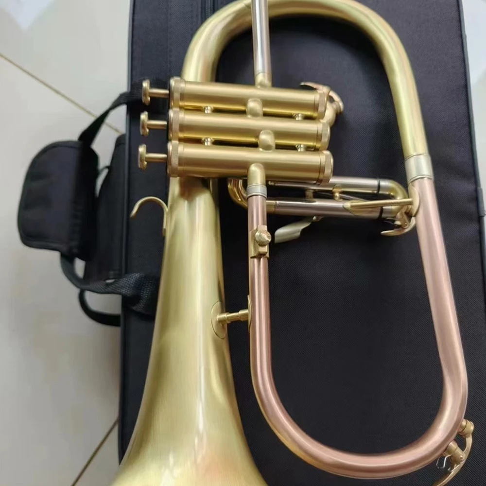 Профессиональный B-образный старинный медный щеточный коммерческий двуцветный