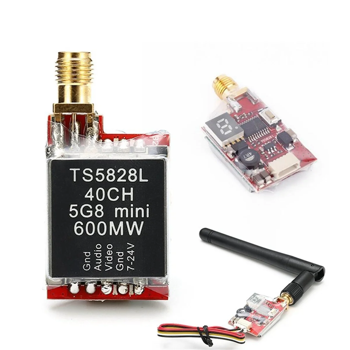TS5828L 600 мВт 5 8 ГГц 40-канальный светодиодный дисплей для фотоаппарата