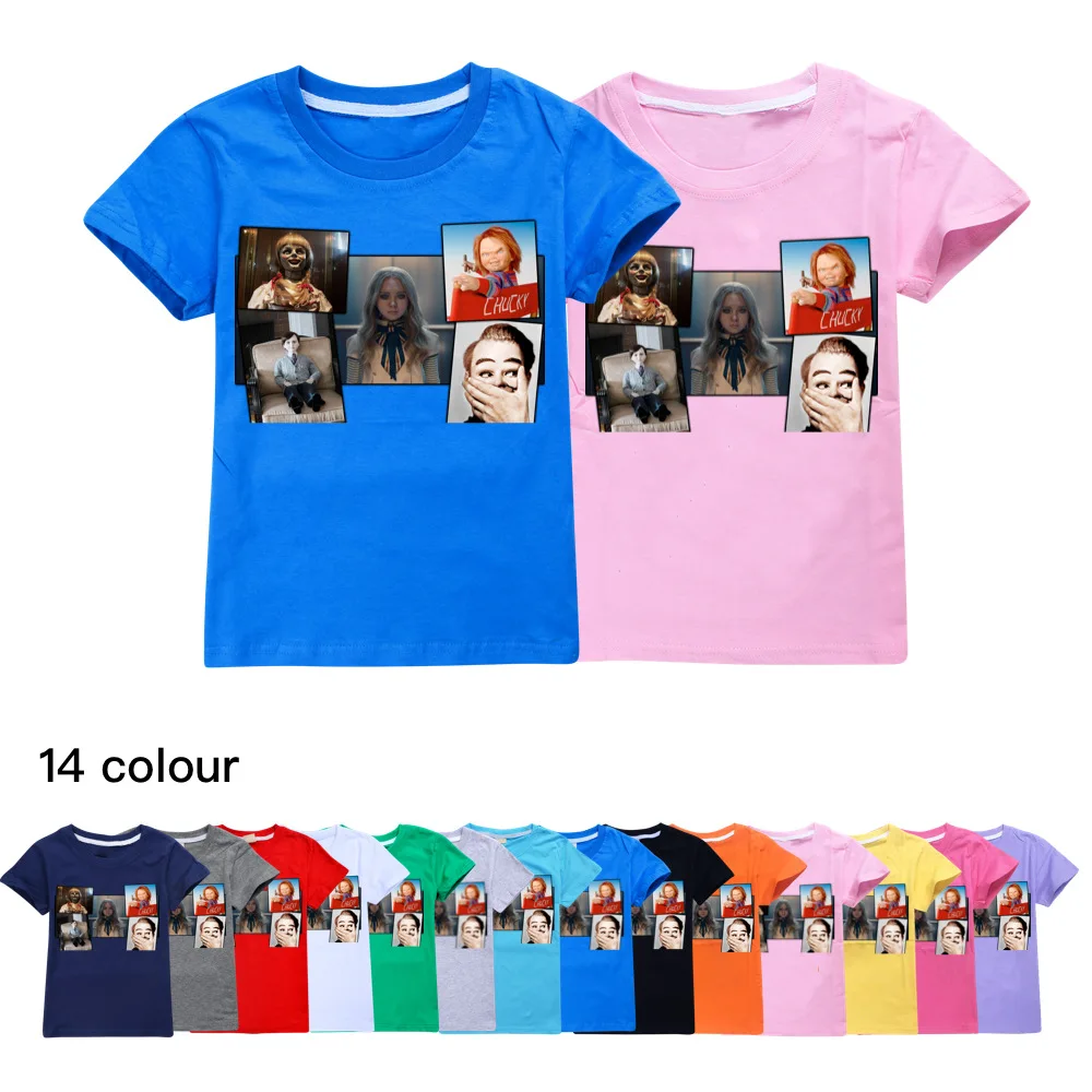 

Kawaii Cotton Children T-Shirt M3GAN DANCE Kids Clothes Casual Pullover Unisex Short-sleeve Tees Toddler Boys Girls Tops