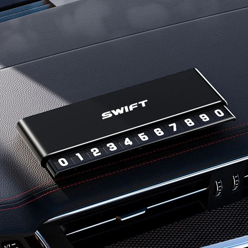 1 шт. автомобильная табличка для номера парковки регулируемая наклейка Suzuki Swift Sport
