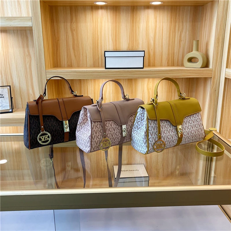 

MKJ Luxury Fashion Women's Bag Design Temperament Handbag Single Shoulder Bag Crossbody Bag Versatile Evening Dress Square Bag