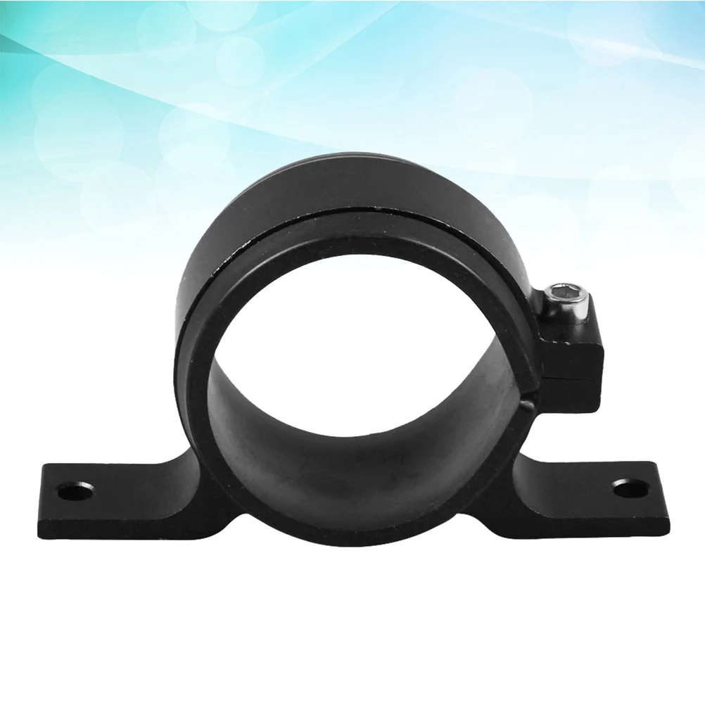 

60mm Car Fuel Pump Bracket Engine Oil Pump Support Mounting Clamp Compatible for Bosch 044 (Black)