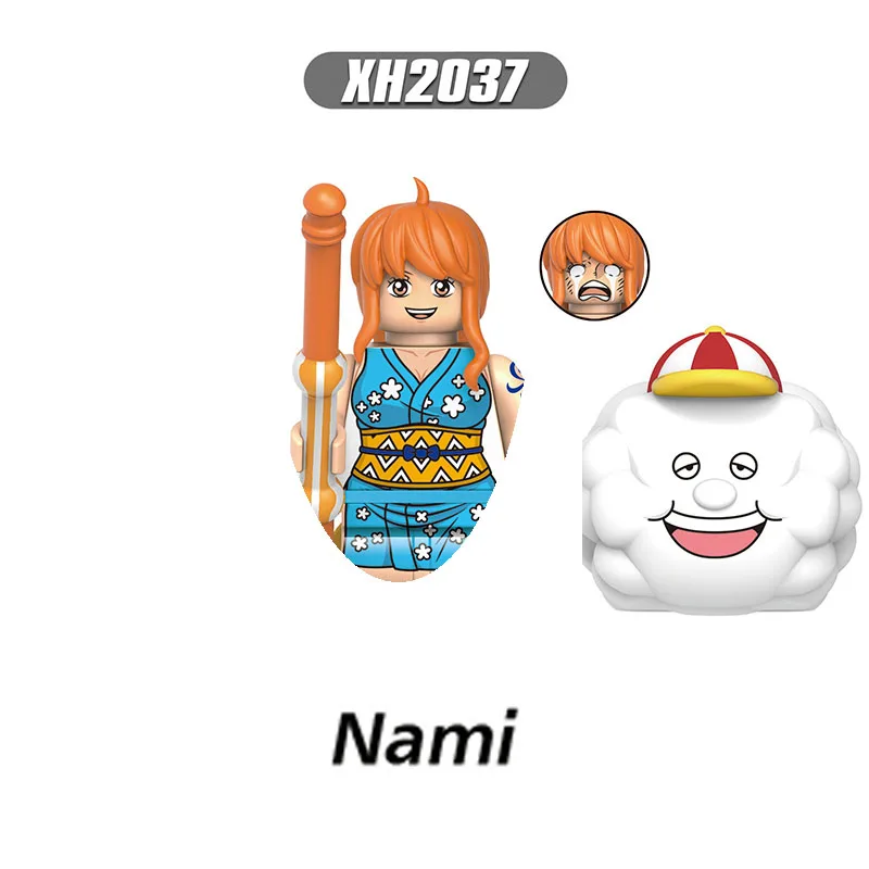 X0357 X0356 Гол Д Роджер японского аниме серии мультфильм строительные блоки