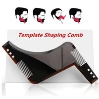1pc men beard styling template stencil beard comb for men lightweight and flexible fits all in one tool beard shaping tool