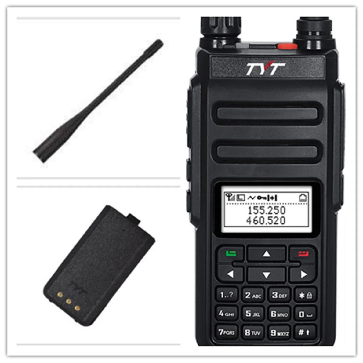 TYT MD-760 Ham Radio DMR & Analog Dual Band QT DQT Scrambler Encryption Color LCD MBE+2TM 5W Double Time Slot Interphone | Мобильные