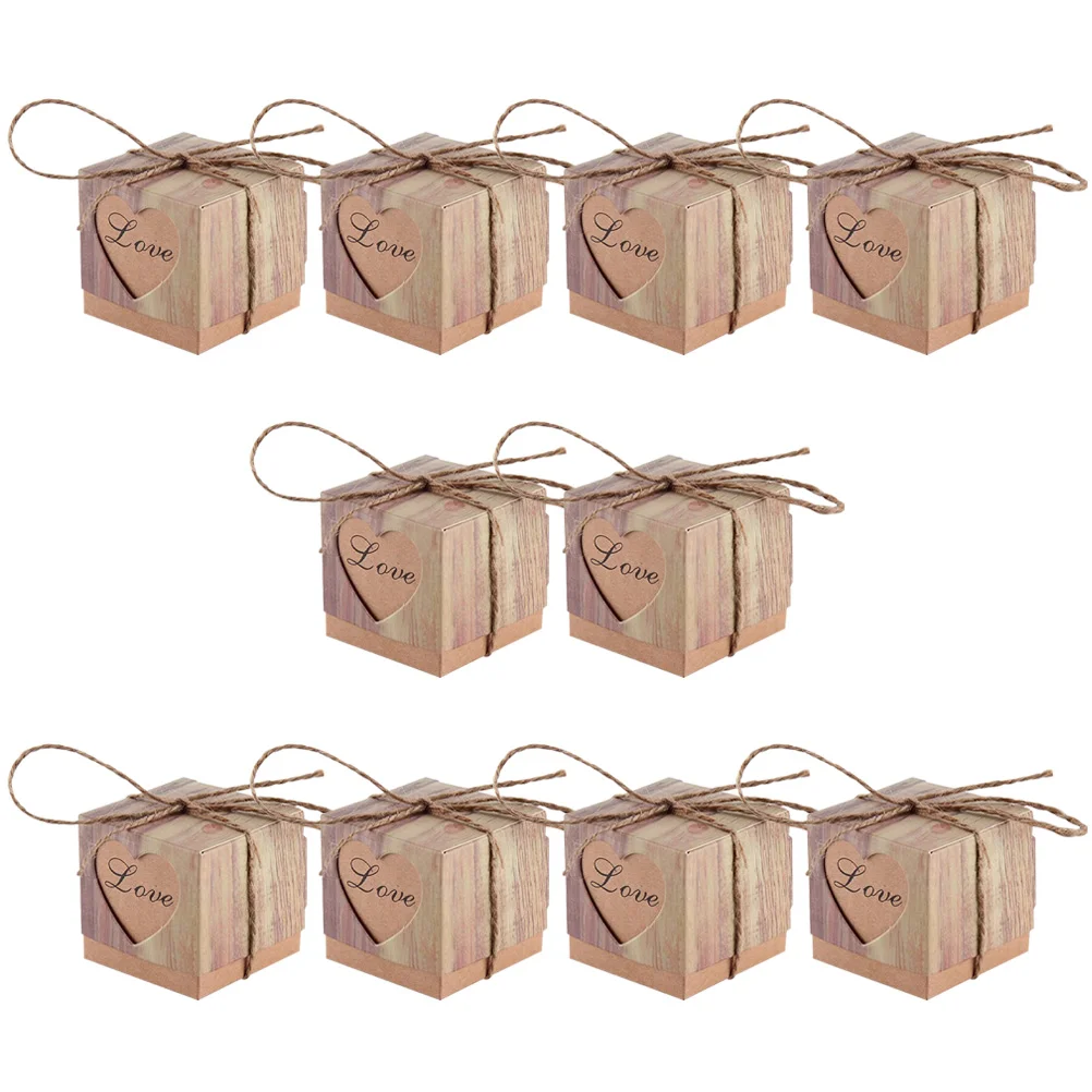 

10pcs Candy Boxes Candy Storage Cases Chocolates Boxes Chocolates Containers