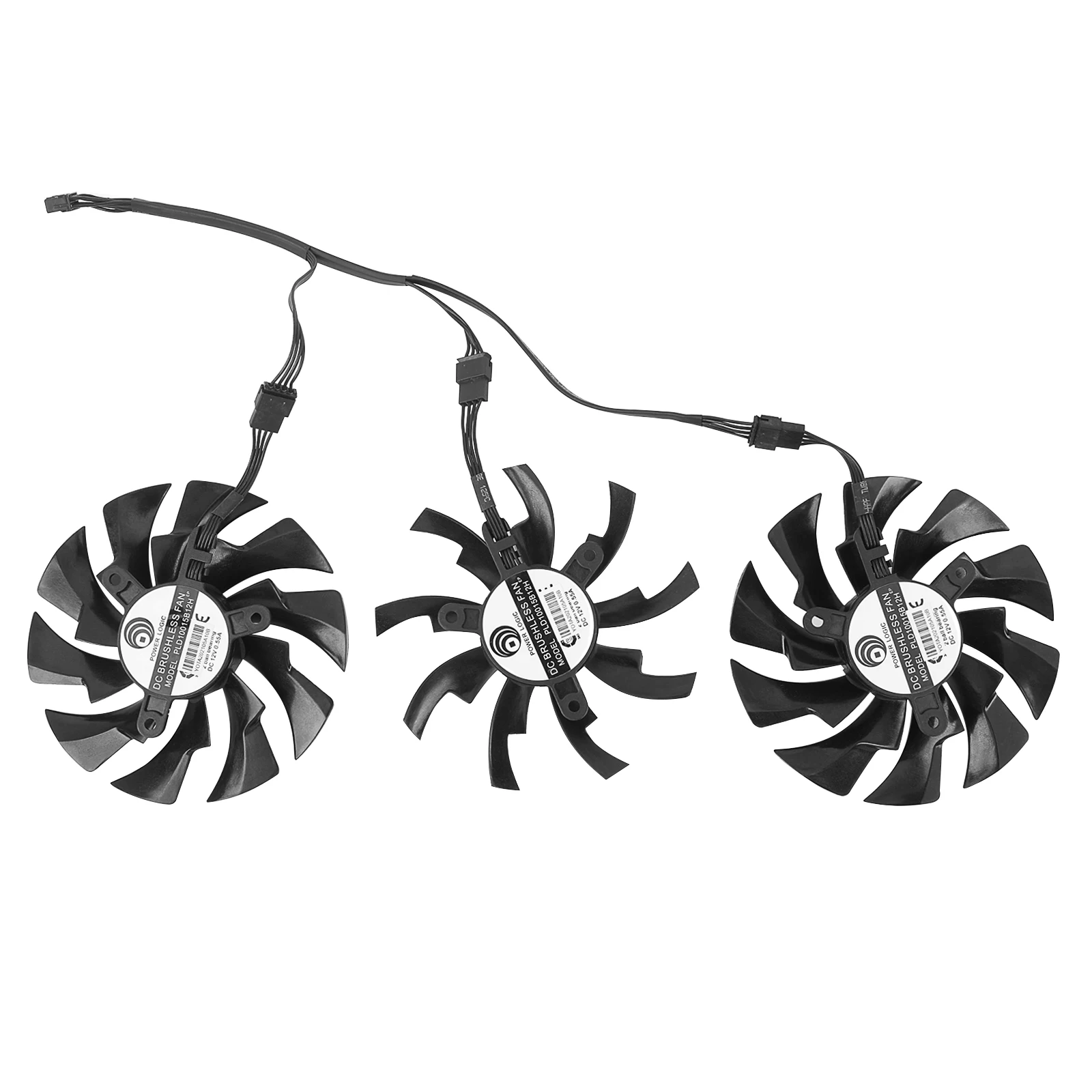 Новый оригинальный 95 мм PLD10015B12H охлаждающий вентилятор для видеокарты Gigabyte AORUS