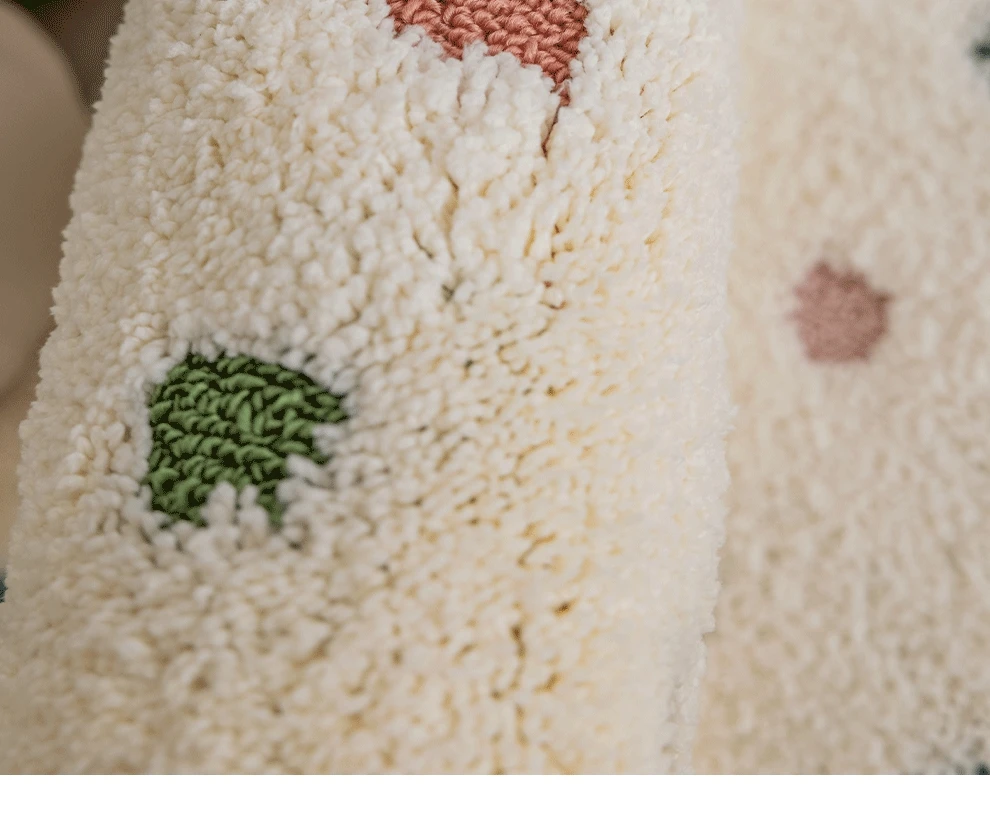 Прямоугольный ковер в цветной горошек для детей спальни украшения дома мягкие