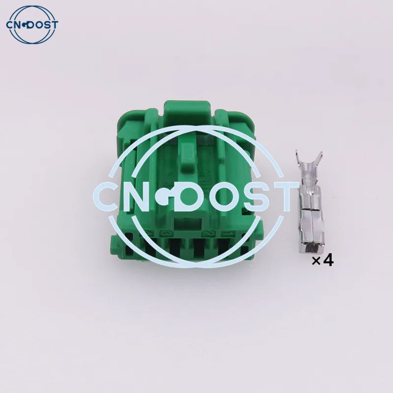 

1 комплект, 4-контактный разъем 1,5 серии 98822-1045 98817-1045, автоматический номерной знак, дверной светильник, разъем для подключения задних фонарей, сборка переменного тока для Citroen