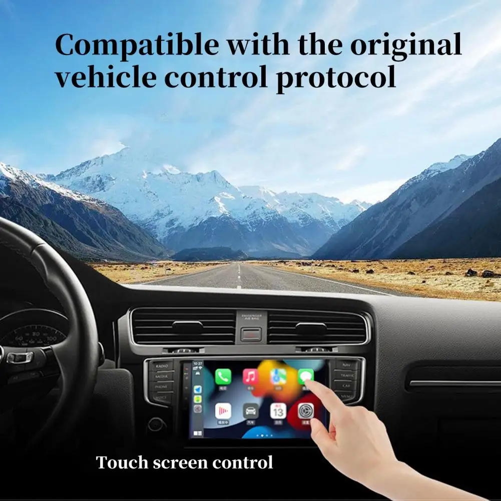 

Беспроводной адаптер CarPlay, преобразующий проводной в беспроводной CarPlay для iPhone, портативный автомобильный адаптер для телефонных звонков