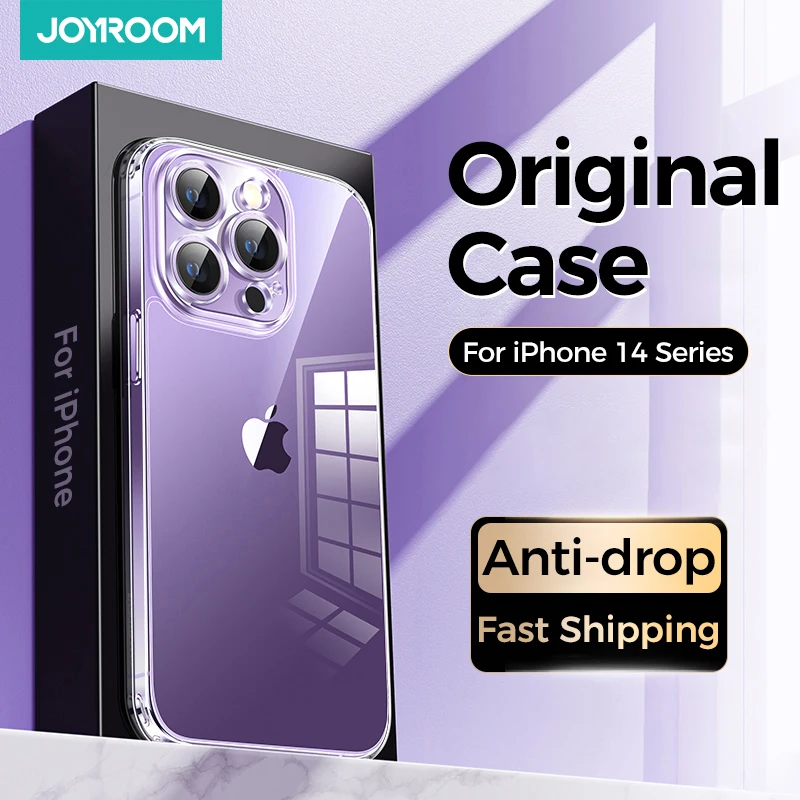 

Joyroom Clear Case For iPhone 13 Pro Max Back PC+TPU Shockproof Full Lens Protection Transparent Cover For iPhone13 Pro Max Case