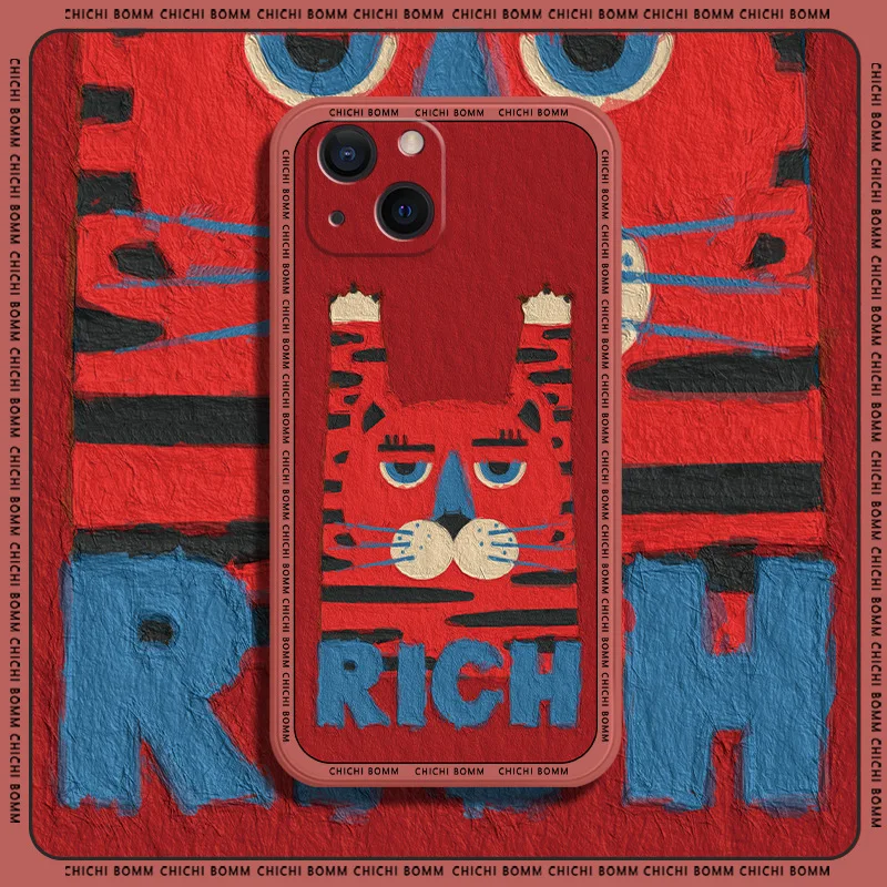 НОВЫЙ телефонный чехол с изображением тигра для iPhone 13 12 11 Pro Max Mini X XS XR 7 8 Plus SE