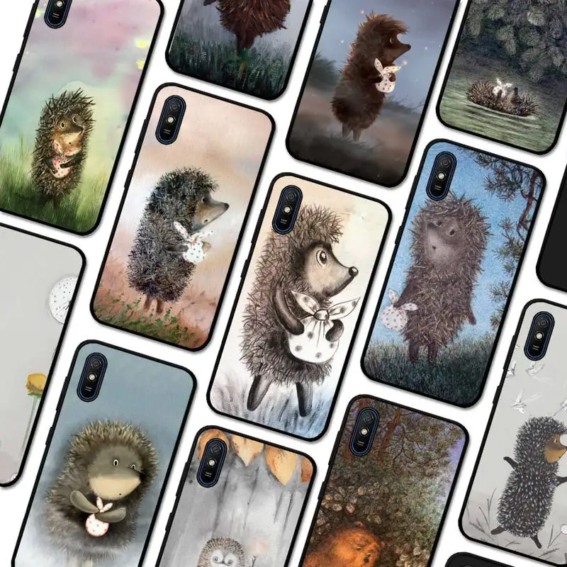 

Hedgehog in the Fog Phone Case for Redmi 5 6 7 8 9 A 5plus K20 4X S2 GO 6 K30 pro