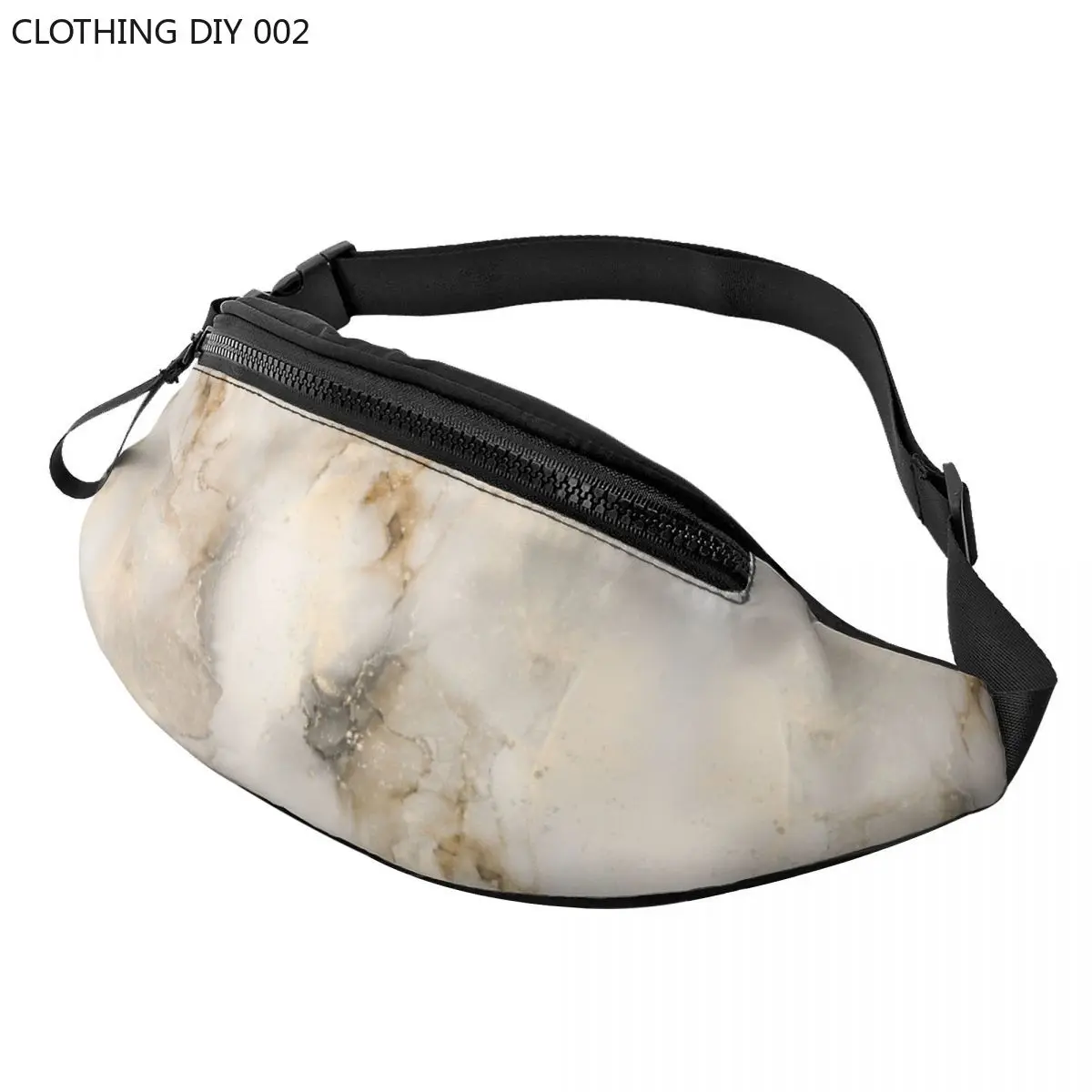 

Забавная сумка для мужчин и женщин, крутая элегантная Современная походная поясная сумочка через плечо с мраморным рисунком, чехол для телефона и денег, золотистого и бежевого цвета