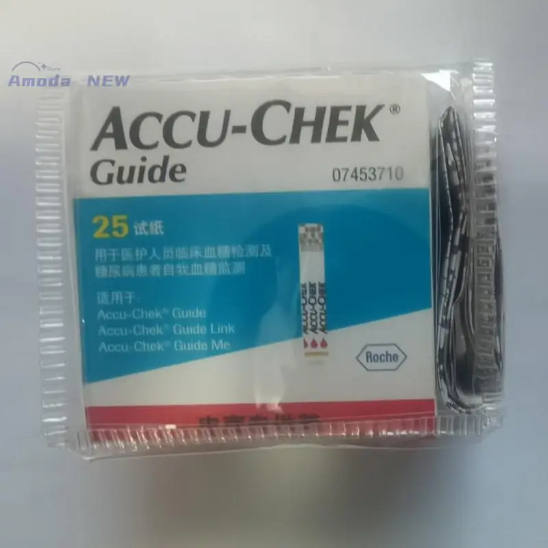 Accu Chek Cuide Измеритель уровня глюкозы в крови Тест на диабетике 50 полосок/50 полосок