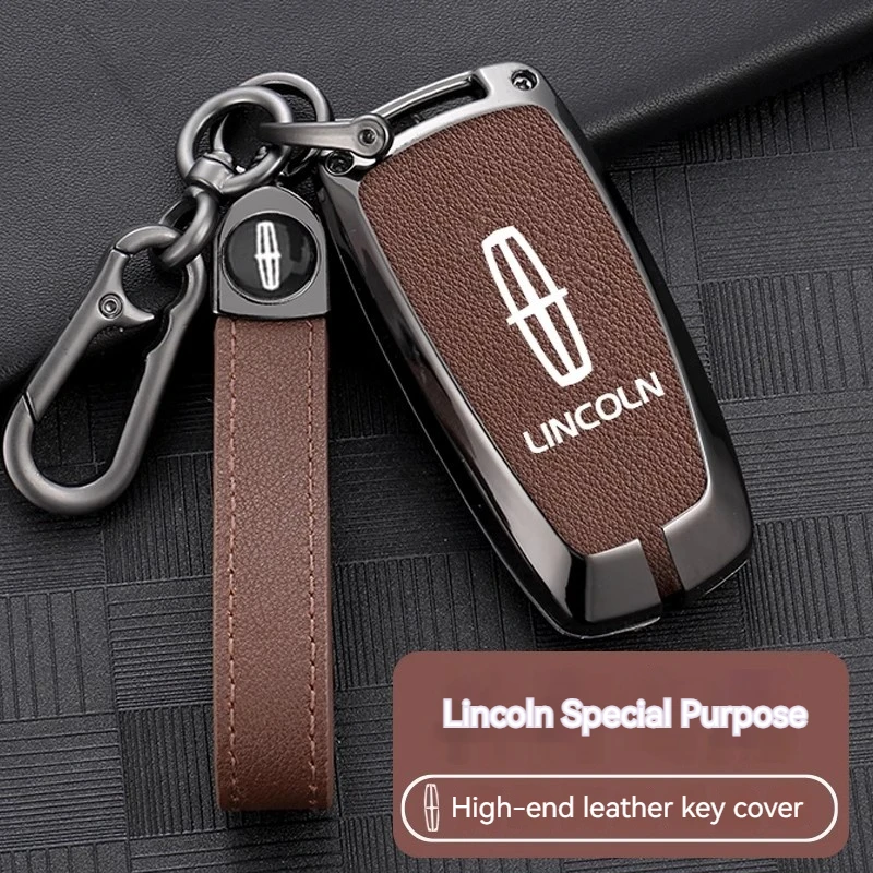 Чехол для ключей автомобиля из сплава Lincoln Continental MKC MKZ MKX Navigator Z Nautilus Aviator Corsair 2017 2018
