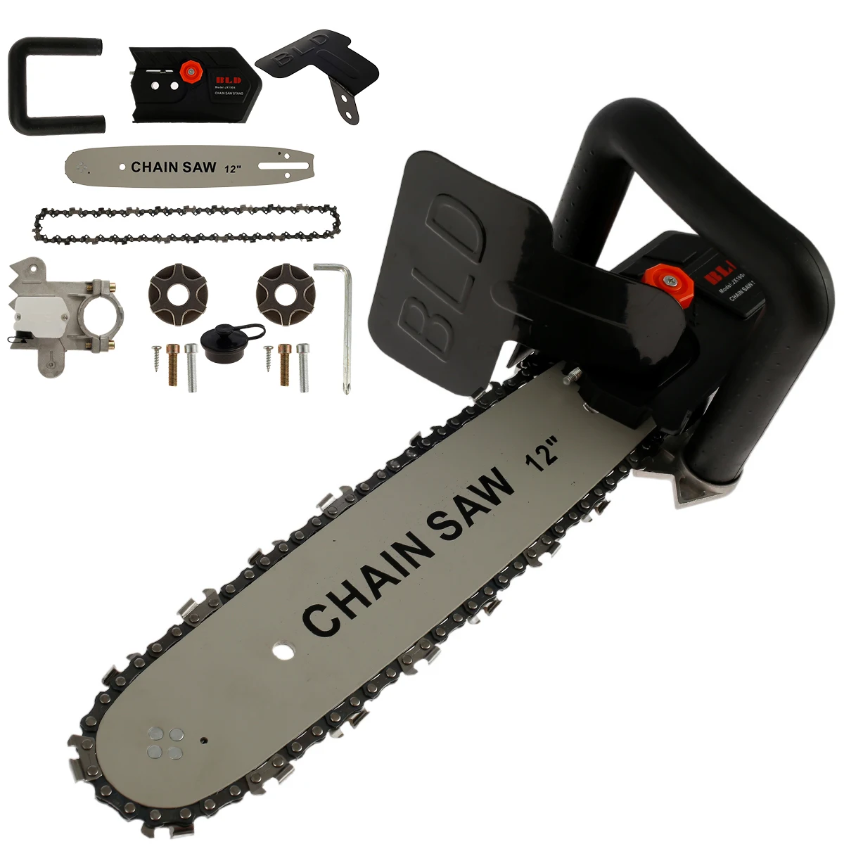 

12 Inch Electric Chainsaw Bracket Parts DIY Set Multifunction Electric Chain Saw Adapter Converter Bracket M10/M14 Angle Grinder