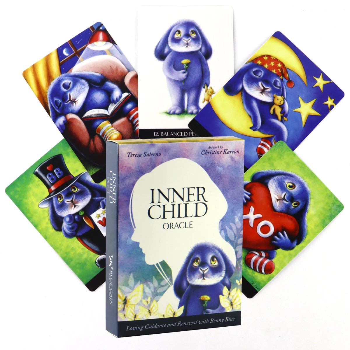 

Inner Child Oracle: Loving Guidance and Renewal with Benny Blue Oracle Deck Game Board Game High Quality Fortune-telling Oracle