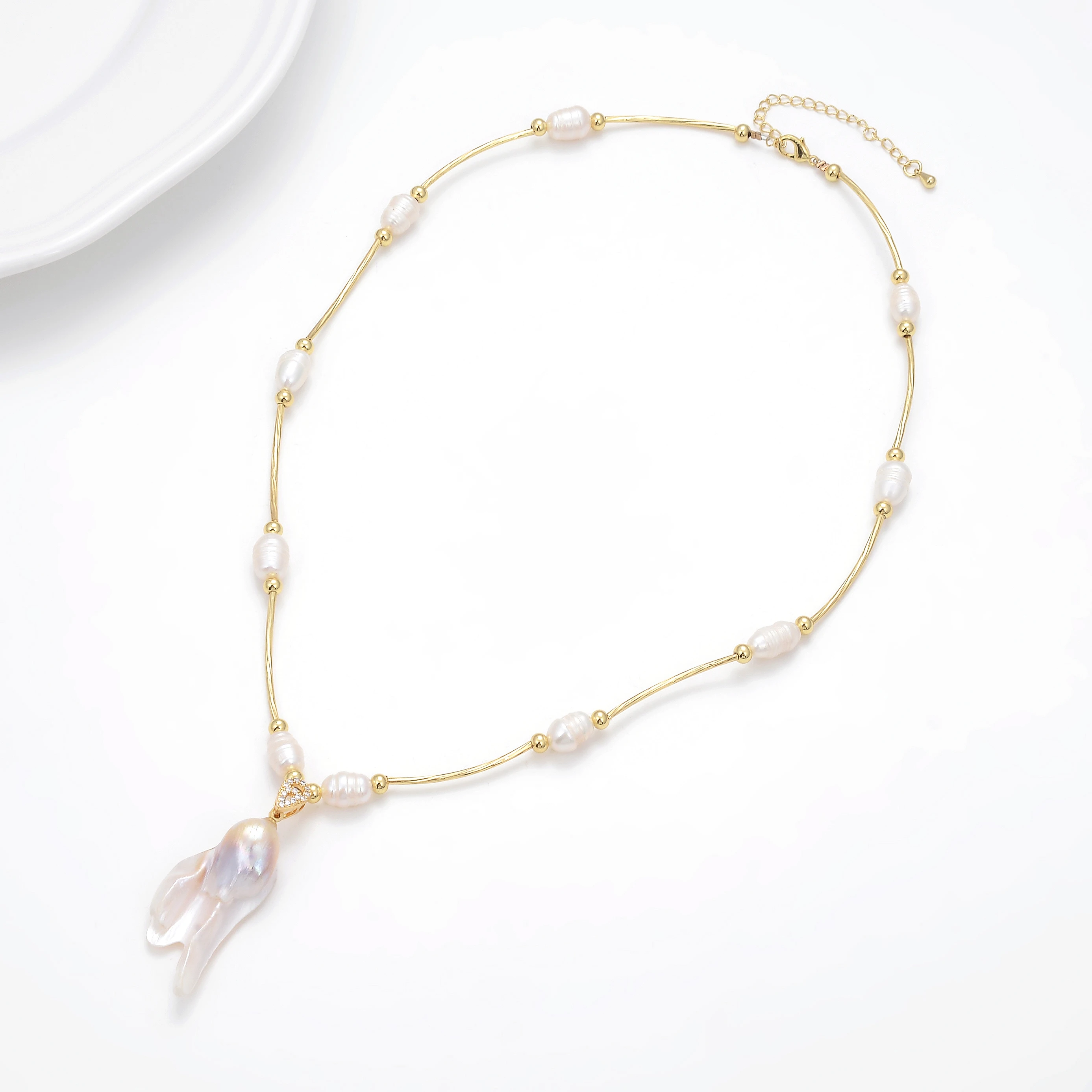 Ожерелье с подвеской из натурального барочного жемчуга для женщин в богемном стиле с кисточками и пресноводным жемчугом, воротник-цепочка для женщин, 2022, модное ювелирное изделие, подарок